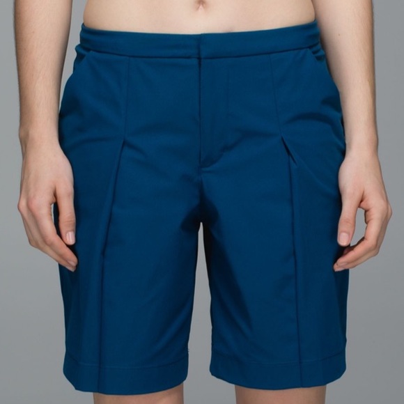 Lululemon Long Story Walking Short Blue Size 2 - Picture 7 of 12